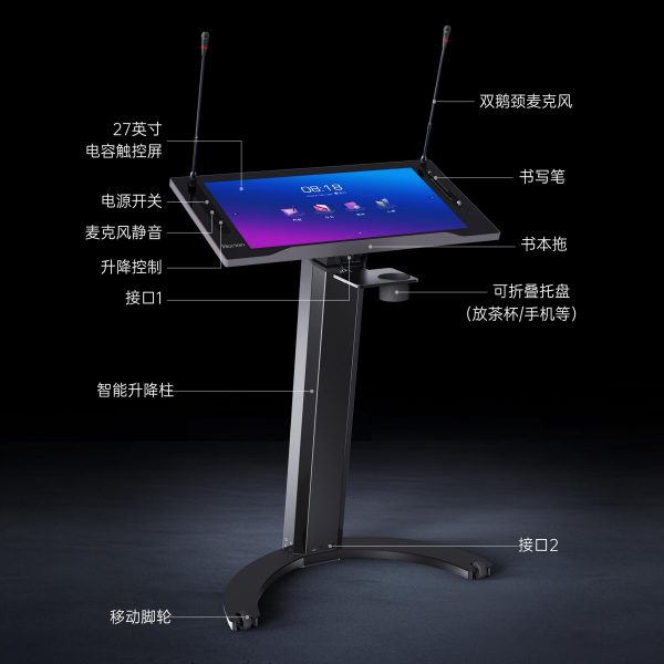 智慧讲台一站式演讲展示解决方案